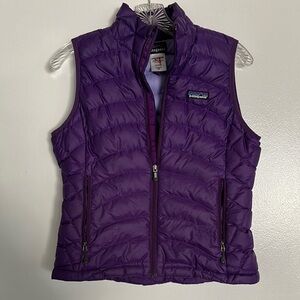 Patagonia Purple Puffer Vest